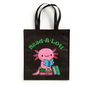 Mudpuppy Znovupoužitelná nákupní taška Axolotl čte