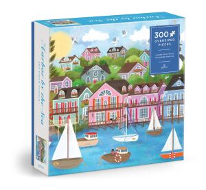 Galison Puzzle Přístav u moře Joy Laforme 300 dílků