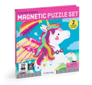 Mudpuppy Magnetické puzzle Jednorožci a jejich sny 2x20 dílků