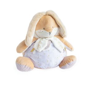 Doudou Bílý králíček s prostorem pro uložení pyžámka 38 cm