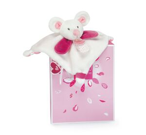 Doudou Dárková sada - Plyšová mini hračka muchláček 20 cm