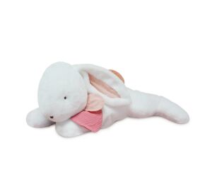 Doudou Plyšový králík s tmavě růžovou bambulkou 65 cm
