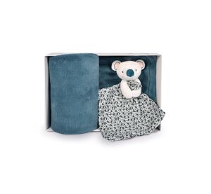 Doudou Dárková sada šťastná koala Yoca pléd a muchláček
