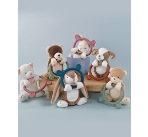 Doudou Plyšová hračka s kousátkem HOULAHOP 1 ks