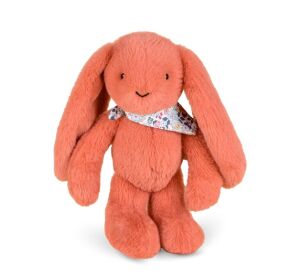 Doudou Plyšový králíček s šátkem terakotový 35 cm