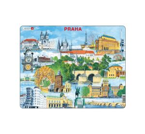 Larsen Vzdělávací puzzle Praha Památky 66 dílků