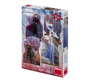 Dino Puzzle FROZEN II  4x54 dílků