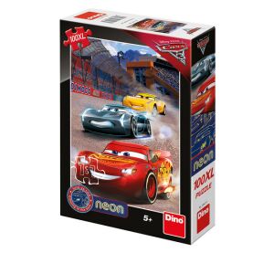 Dino Puzzle Cars 3: Vítězné kolo 100 XL dílků