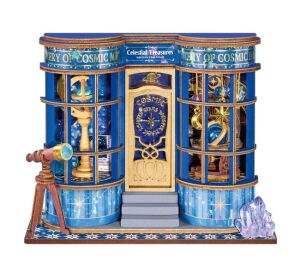 RoboTime 3D skládačka Miniatura domečku Kouzelný astronomický obchod