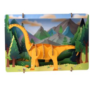 EscapeWelt 3D dřevěné puzzle Brontosaurus