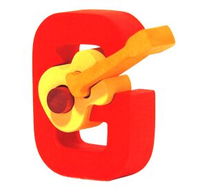 Fauna Abeceda písmenko G kytara