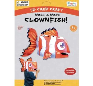 Fiesta Crafts Kreativní sada 3D maska Klaun očkatý