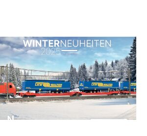 Fleischmann Katalog novinek zima 2025 v německém jazyce