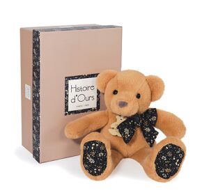 Doudou Histoire d´Ours Plyšový kamarád světle hnědý medvídek 25 cm