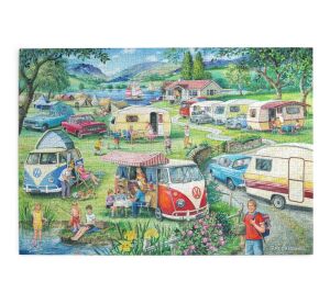 HOP Puzzle Prázdniny v karavanu 1000 dílků