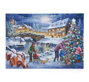 HOP Puzzle Záře vánočních světel 250 velkých dílků