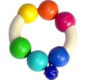 Hess Chrastítko duha s rolničkou