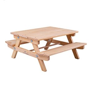 Bigjigs Toys Dřevěná pikniková lavička pro panenky