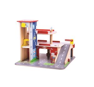 Bigjigs Toys Garáž s parkovištěm