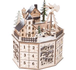 small foot Adventní kalendář s vánoční pyramidou