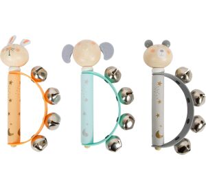 small foot Pastelová tamburína 1 ks