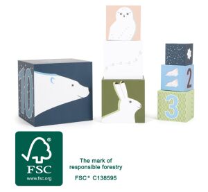 small foot Stohovací kostky Arctic