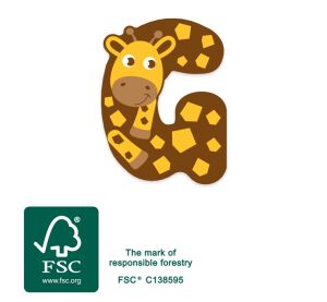 small foot Dřevěné písmeno G