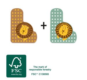 small foot Dřevěné písmeno L