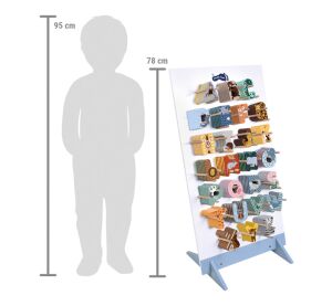 small foot Displej barevná zvířecí abeceda 216 ks