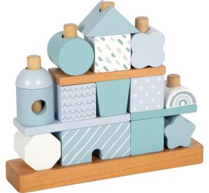 small foot Nasazování na tyč Domeček modrý