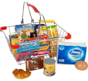 small foot Kovový nákupní košík