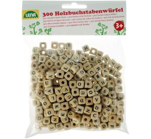 Lena Dřevěná písmenka abeceda 300 ks