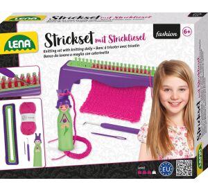 Lena Pletací sada s pletací panenkou