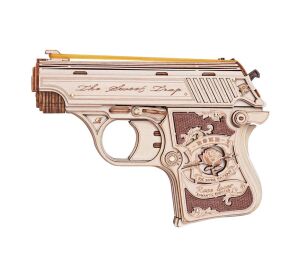 RoboTime 3D dřevěná skládačka Mini pistole Justice Guard