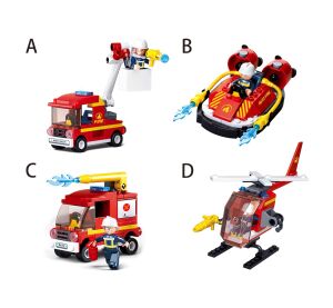 Sluban Hasiči M38-B0622 Display 4druhy / 8ks