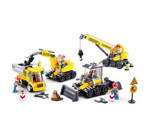 Sluban Town Stavitelé M38-B0810 Staveniště