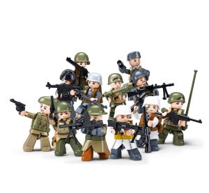 Sluban Army M38-B1307 Figurky vojáků z druhé světové války 1 ks