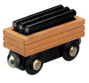Maxim Dřevěný vagón s potrubím