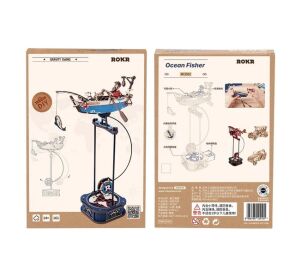 RoboTime 3D mechanická skládačka Rybářská loď s kyvadlem