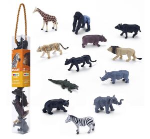 Mojo Mini svět Africká zvířátka 12 ks