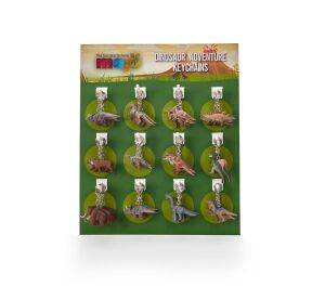 Mojo Displej 72 ks přívěsků na klíče - Dinosauři