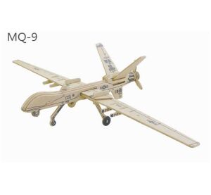 RoboTime 3D dřevěná skládačka Americký dron MQ9