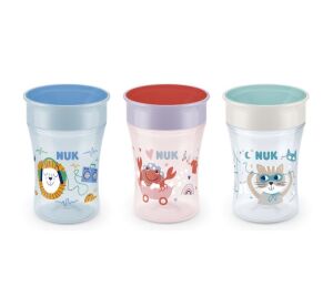 NUK hrnek Magic Cup s víčkem 230ml