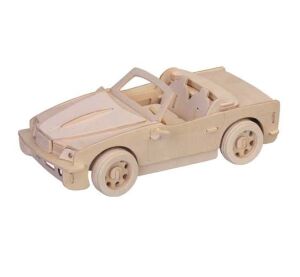 Woodcraft Dřevěné 3D puzzle malé BMW