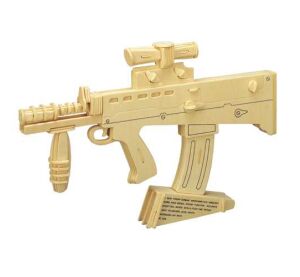 Woodcraft Dřevěné 3D puzzle karabina