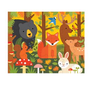 Petit Collage Puzzle 2v1 lesní zvěř