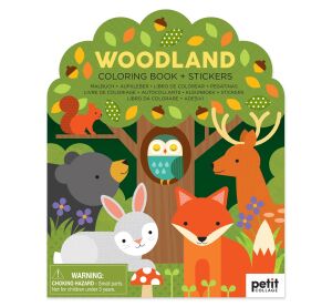 Petit Collage Omalovánka se samolepkami V lese