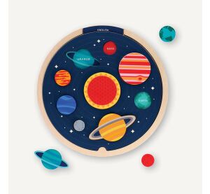 Petit Collage Vkládací puzzle vícejazyčné Sluneční Soustava