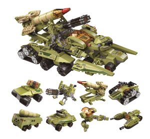 Qman Thunder Expedition Battle Car 1415 1 část