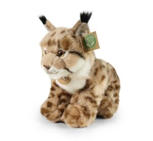 Rappa Plyšový rys sedící 27 cm ECO-FRIENDLY